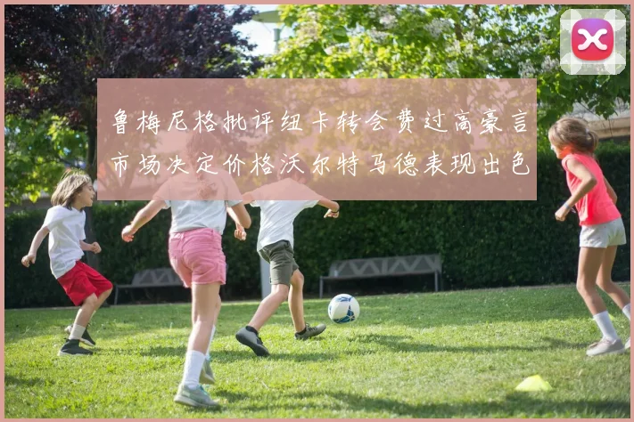 鲁梅尼格批评纽卡转会费过高豪言市场决定价格沃尔特马德表现出色
