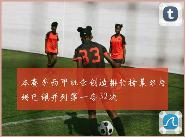 本赛季西甲机会创造排行榜莱尔与姆巴佩并列第一各32次